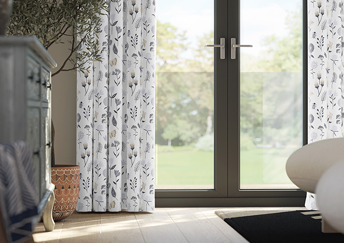 Floral Whimsy, Night Time - Made to Measure Curtains - Image 5